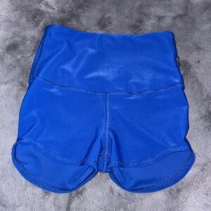 Tiger Friday Size Small High-Rise Cobalt Blue Women's Athletic Shorts